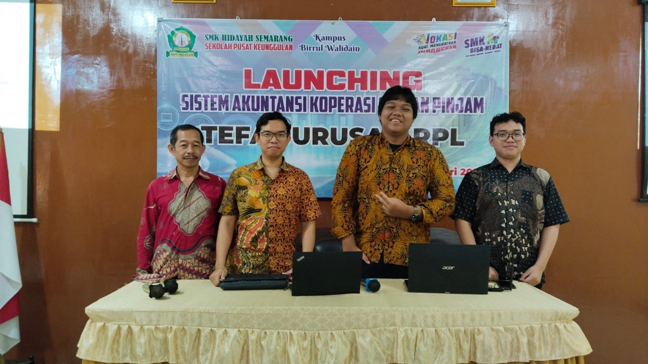 LAUNCHING APLIKASI KOPERASI KARYA SISWA SMK HIDAYAH